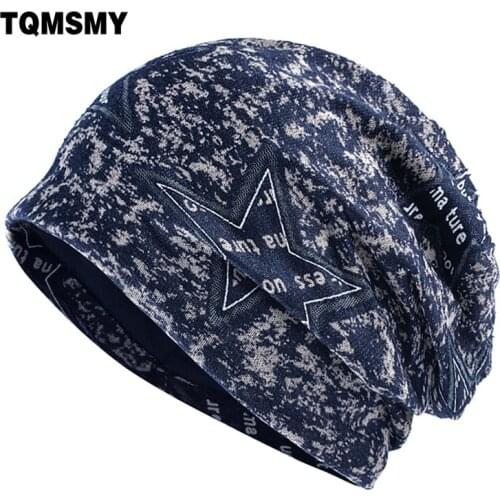 TQMSMY Turban Hats for Womens Beanies Spring men Five-pointed star Cap Autumn women Casual Beanie Bone Ladies Gorros