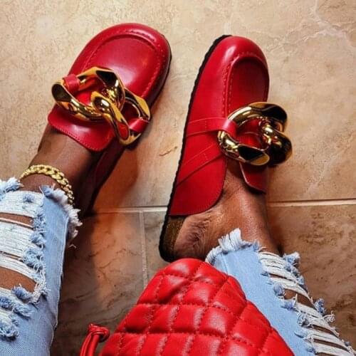 Women Summer Pumps Slides Platform Adult Non-slip Metal Decoration Sandals Slippers Ladies Slipper Female Sandal Plus Size 43