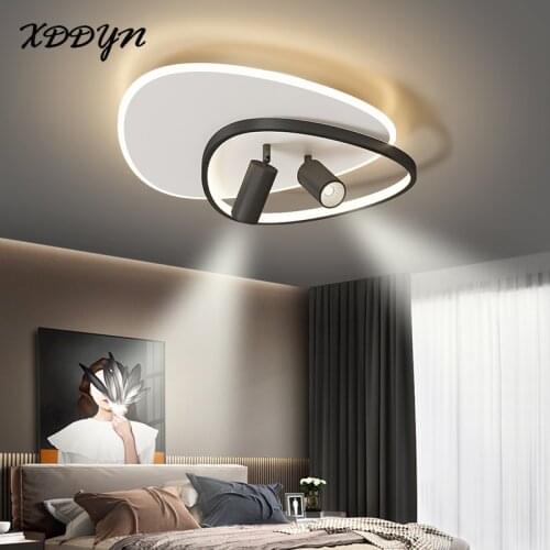 New Modern Led Ceiling Lamp For Living room Bedroom Dining room Foyer Lamp Home Black&Gold Ceiling Light Aluminum Luminaires