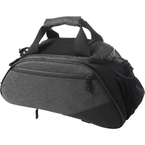 MTB Bike Rack Carrier Bag Bicycle Rear Seat Cargo Pack Bicycle Handbag Rain Cover Reflective Storage Luggage Pouch 448D