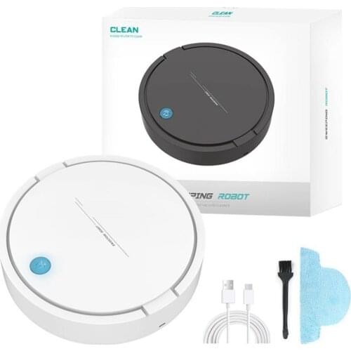 Smart Robot Vacuum Cleaner USB Rechargeable Automatic Sweeping Mopping Robotic Vacuum Cleaner Machine