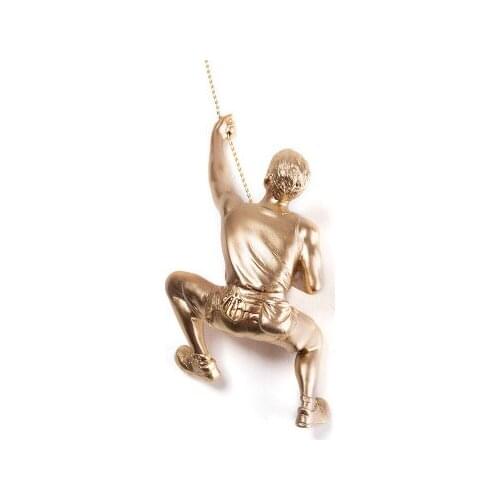 Vintage climbing rope climbing character hanging Rock climbing figure company store creative wall hanging Home wedding dies