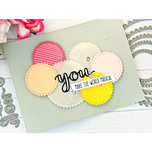 You letter decoration Metal Cutting Dies Stencils DIY Scrapbooking Paper/photo Cards Embossing Dies