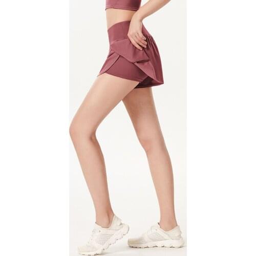 Womens Yoga Shorts 2 In 1 Sports Short For Running Fitness Leggings Quick-Dry Workout Gym Breathable Shorts Tight Sportswear