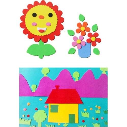 10Pcs 20x30cm Sponge Foam Paper 2mm Thickness Polyester Felt Fabric Sewing Sheet DIY Cloth Decor For Home Creative Handcraft