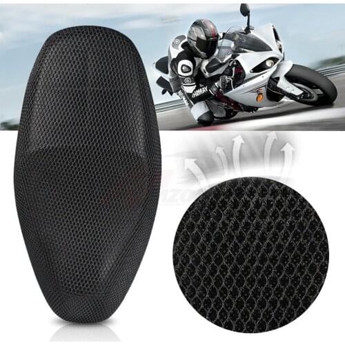 3D Sandwich Fabric Sunshade Sunproof waterproof Sunscreen Motorcycle breathable Cooling Seat Cover Heat Insulation Protection
