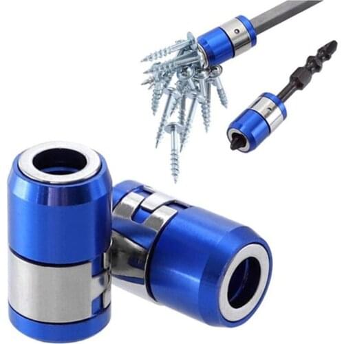 5pcs/10pcs Ring Screwdriver Bits Anti-corrosion Universal Magnetic Ring Alloy Magnetic Ring Magnetizer Drill Bit Magnetic Ring