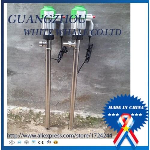 9.1910% off hot sale SB-3-1 150L/Min 10m chemical barrel pump (Stainless steel tube and Impeller)