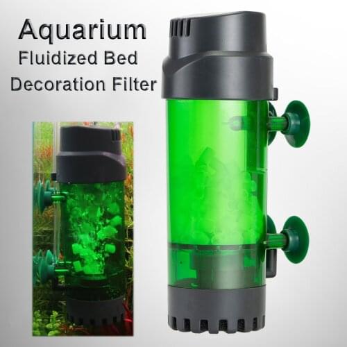 Aquarium Filter Fluidized Bed Air Oxygen Pump Maker Fish Tank Nitrifying Bacteria Decoration Device Air Bubble Stone Accessories