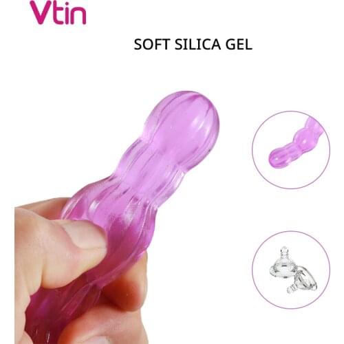 Anal Vibrator Sex Toys for Women Anal Beads Plug Vibrator Gay Toys Prostate Massager Smooth Silicone Butt Plug Adult Products