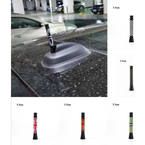 Union Jack Car Aerial Antenna FM Cover Decor Case For Mini Cooper S JCW One R55 R56 R57 R60 F55 F56 F60 Countryman Accessories