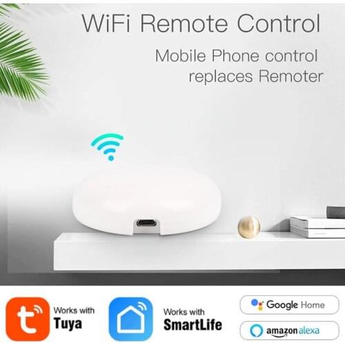 Tuya Smart Wireless WiFi Remote Controller WiFi Infrared Remote Controller Works With Smart Life APP Support Alexa Google Home
