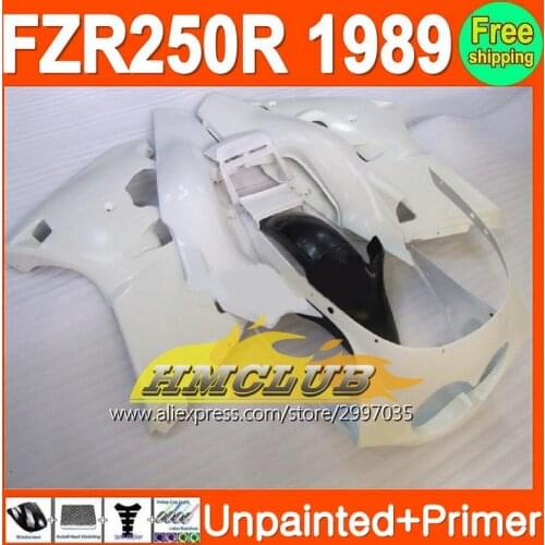 Bodys Unpainted+Primer Fairing For YAMAHA FZR250R 1989 89 FZR 250R 1989 YAMAHA FZR250 R FZ 250 R FZ-250R 89 1989 Fairings