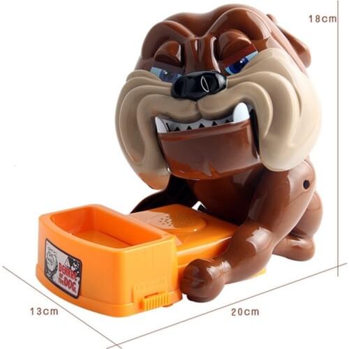 Large Bulldog Crocodile Shark Mouth Dentist Bite Lucky Finger Game Toy Funny Gag Interaction Joke Kids Children Play Fun Gifts