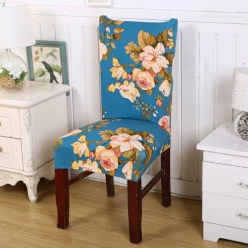 Chair Cover Spandex Kitchen Slipcover Removable Anti-dirty Seat Cover for Banquet Wedding Dinner Restaurant