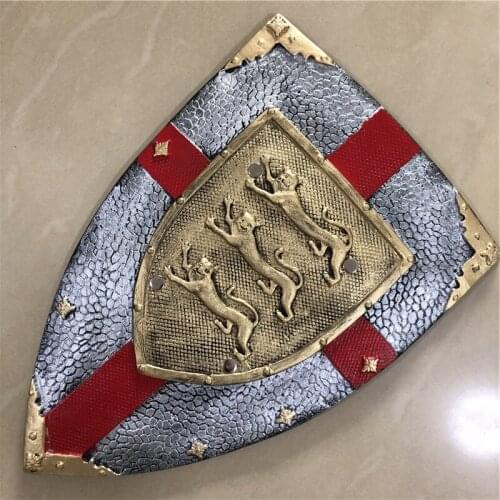 7th 1:1 Cosplay Golden Leopard Pope Knight Shield Movie Game Anime Weapon Prop Role Play PU Action Figure Model Halloween Gift