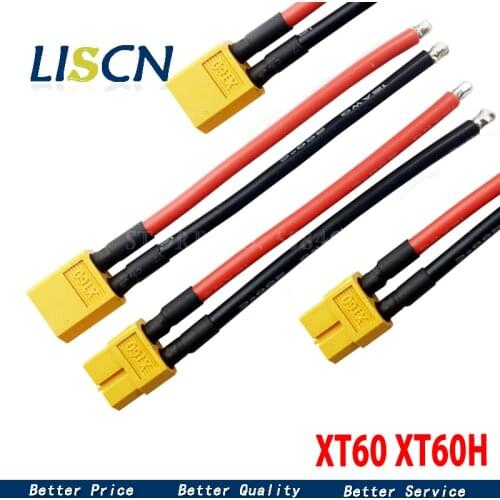 2PCS15CM AMASS XT60 XT60H Parallel Battery Connector 12AWG Cable Extension DIY Male Female 150MM battery Cable