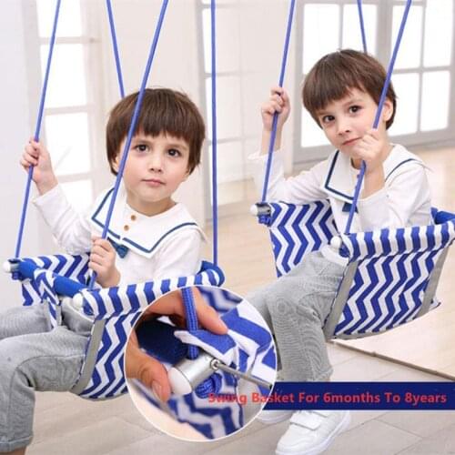 Multifunctional Baby Swing Child Kids Hanging Basket Canvas Hanging Chair Outdoor Kids Baby Patio Swings Rocker 6months-8 Years