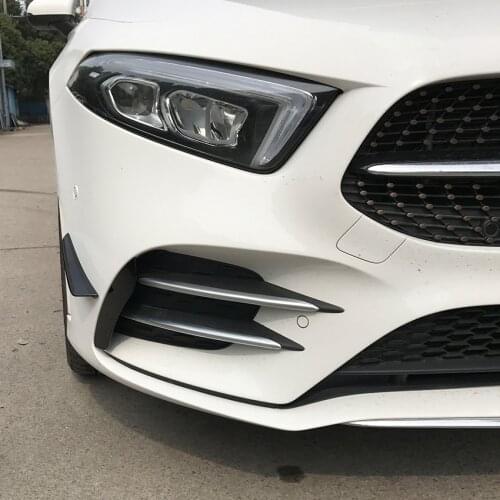 For Mercedes Benz A Class W177 V177 A180 A200 A220 A250 A35 Front Bumper Stickers Trim Cover Fender Accessories Car Styling