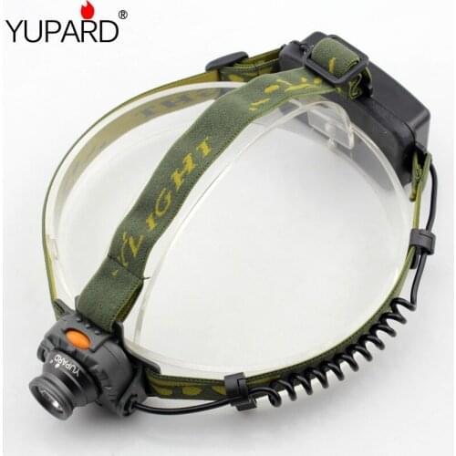 XPE Q5 LED Headlamp Motion Sensor head lamp LED headlight inductive Portable Fishing headlight Powered by AAA batteries