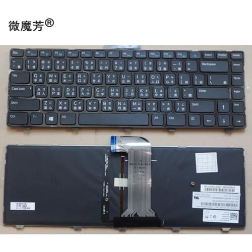 CH New Replace laptop keyboard For Dell FOR Inspiron 14 3421 3437 14R 5421 5437 M431R Latitude 3440 Vostro 2421 Backlit