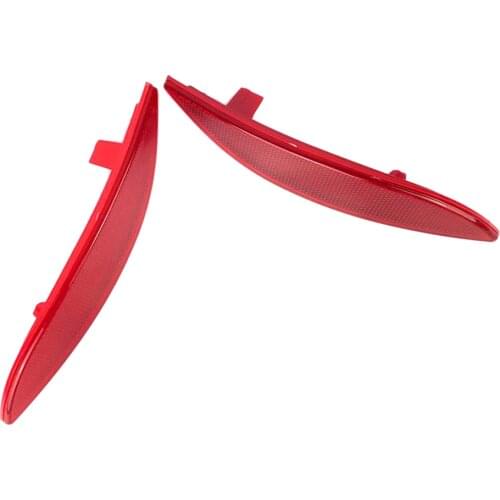 Pair Set Rear Bumper Reflector Signal Lights Right + Left Replacement for 2008-2013