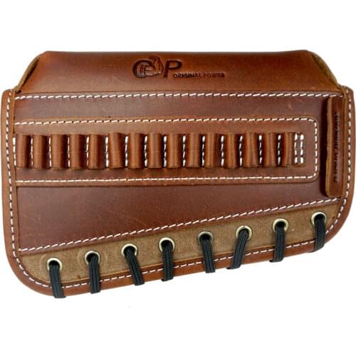 Tactical Gun Buttstock Rifle Cartridge Leather Shotgun Cheek Rest Riser Pad Protector Hunting Gun Accessories for Shooting