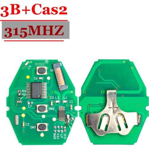XNRKEY (1 piece ) CAS2 Remote Key Borad 3 Button 315MHz ID7944 for B-M-W 3 5 6 7 X3 X5