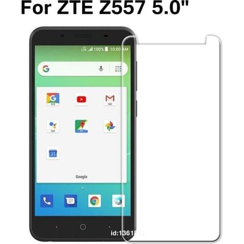 ZTE Z557 Tempered Glass 9H High Quality Protective Film Screen Protector Phone Cover Glass For ZTE Z 557 5.0 inch