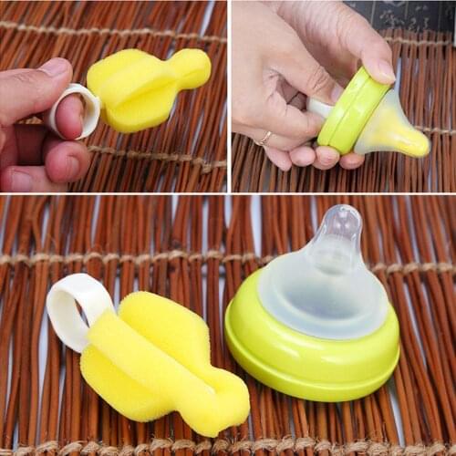 5Pcs Baby Nipple Sponge Brush Teat Teapot Nozzle Spout Tube Cleaning Tool