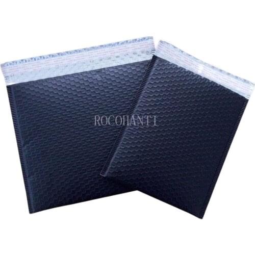 50X Thick Shock Proof Matte Black Padded Envelopes Postal Bag Poly Mailing bags Poly Mailers Storage bag for Shipping