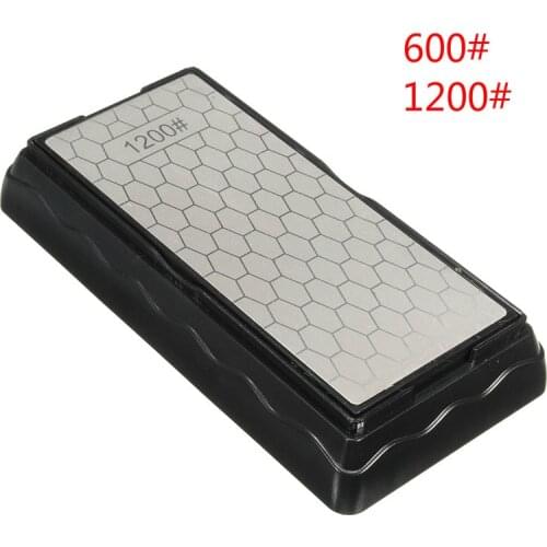 600/1200 Grit Sharpener Double-Side Diamond Whetstone Knife Sharpening Stone Kitchen Chef Knife Sharpening Grindstone