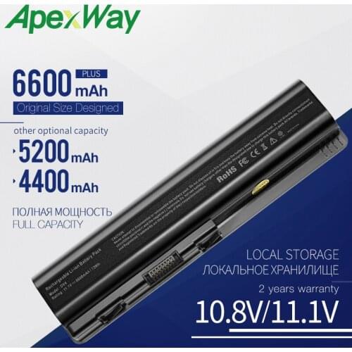 ApexWay dv4 dv5 DV6 New Laptop battery for Hp Compaq dv4i dv6-1100 CQ40 CQ45 CQ50 CQ60 CQ61 CQ70 CQ71 G50 G60 G61 G70 G71 HDX16t