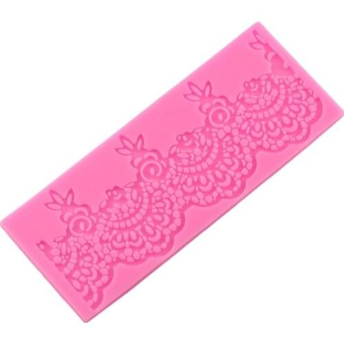 Free Shipping lace mold Silicone Mold Cake Decoration Fondant Cake Food Grade Silicone Mould A012
