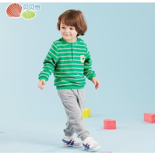 Bornbay Baby boy clothes new spring autumn boy set fashion 2pcs long sleeve Top+pants suit sport boy set children clothes
