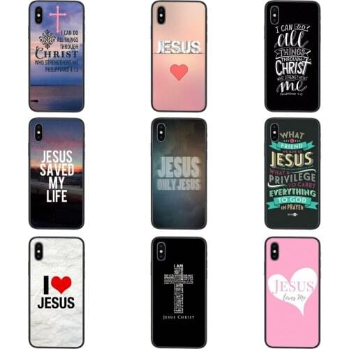 Black Cover Art Waterproof Tpu Bumper Bible Philippians Jesus Christ For Xiaomi Mi11 M10 Mi10I Mi10S Mi10T Mi9 CC9 Note10 Poco