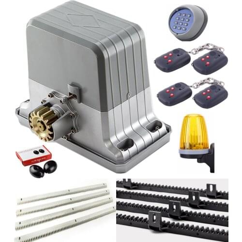 DHL Free Waterproof Sliding Automatic Gate Opener 1800kg motor Engine with 6m 7m 8m 9m racks optional