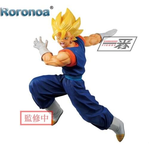 RORONOA Original Banpresto ICHIBANSHO FIGURE D B Z Super RISING SSJ Vegetto Action Figure Collectible Model Figurals Brinquedos