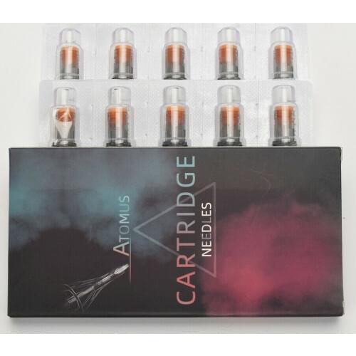10Pcs Tattoo Cartridge Needles Disposable Sterilized Permanent Eyebrow Makeup Supplies