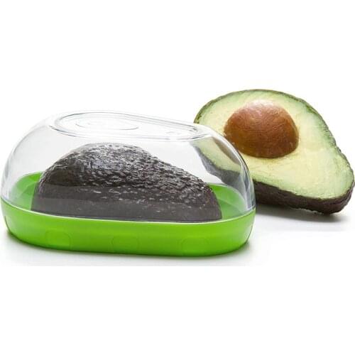 1pc Plastic Avocado Saver Avocado Food Crisper Storage Box Fruit Vegetable Container for Saving Space Keep Fresh Kitchen Tools