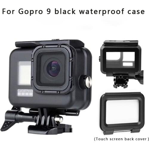 New For GoPro Hero 9 Black Underwater Waterproof Case Diving Protective Cover Housing Mount for Go Pro 9 Accessories
