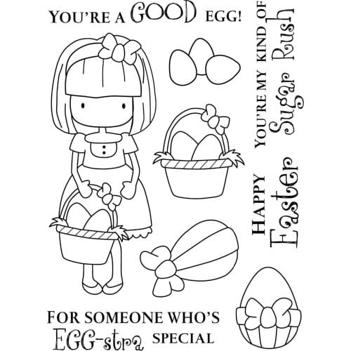 EAster stamp Clear Stamp for Scrapbooking Transparent Silicone Rubber DIY Photo Album Decor PY1