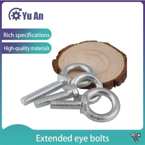 Gb825-88 Extended Eyebolt Ring / Round Screw Zinc Plating Eyebolt M6-M20 Available