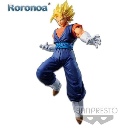 RORONOA Original Banpresto DB Legends Collab LC SSJ Vegetto PVC Action Figure Collectible Model Dolls Toys Figurals Brinquedos