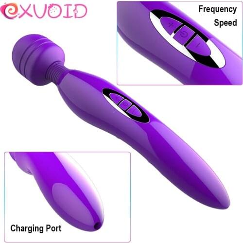 EXVOID Super Powerful Multi-speed Vibrator Sex Toys for Women Massage Wand Sex Products Waterproof Female Masturbators