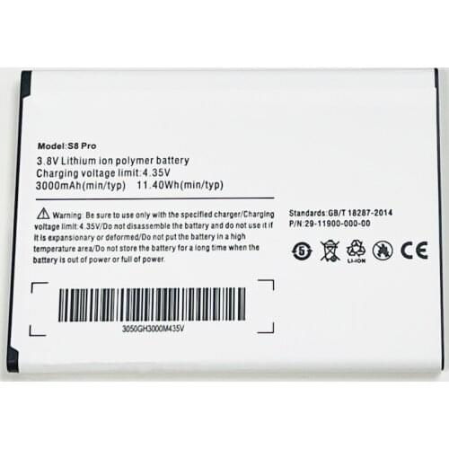 THORDONAL Ulefone S8 Phone Batteries