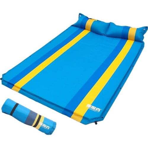TXZ Tourist Inflatable Mattress Single Double Inflation Sleeping Pad Outdoor Travel 0074 0075