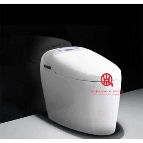 Intelligent ceramic toilet wc smart commode S-trap/ Europe market 220V factory price Automatic clean flushing siphonic