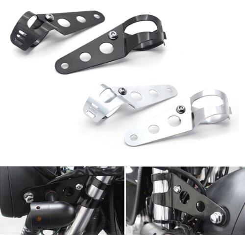 124B All Purpose Headlight Clamps Brackets Replacement for 35mm-43mm Fork Tubes