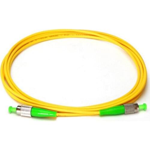 High quality FC APC-FC APC single mode Simplex Fiber Optic Patch Cord FC FTTH Fiber jumper Free Shipping
